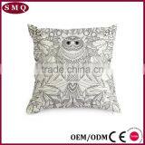 OEM Painting Oriental Imitated Silk Cushion Cover thumbnail-6