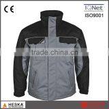 EN343 Custom Work Wear Mens Waterproof Winter Parka Jacket With Seam Tape thumbnail-3