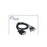 VGA Cable to TV HD15M - 3XBNC Male Cable, From 6 ft to 200 ft thumbnail-1
