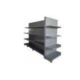 Heavy Duty Steel Shelving Supermarket, Gondola Shelves Powder Coating End Shelf 600*2000