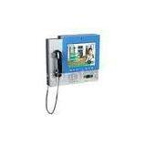 Wireless Connective And Motion Sensor Wall Mounted Kiosk For Internet / Information Access