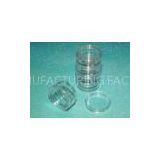 5ML Clear Plastic Jars , Clear Plastic Containers With Customized Logo