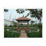 Exterior WPC Gazebo Pavilion Construction Material Waterproof