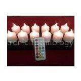 12 color electromagnetic induction rechargeable LED candles with timer