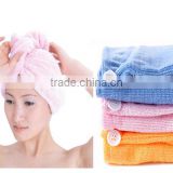 Cheap wholesale soft microfiber quick dry hair towel