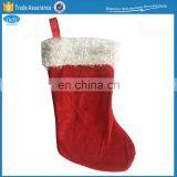 Velvet Christms/Xmas Stocking Shape Christmas Gift Bag thumbnail-1