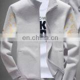 2017 New High Quality 100% Cotton Stand Collar Fashion Casual Men's Fleece Jacket thumbnail-3