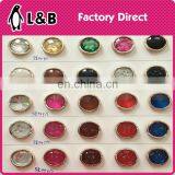 2017 AB Color,colored Buttons Top Quality Plastic Button Dome Shanks Fancy Plastic Buttons