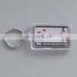 Wholesale Plastic Keychain Promotional Acrylic Keychain With Logo Insert Blank Keychain thumbnail-4