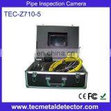 7" TFT Color Monitor Pipe Weld Inspection Camera&Wall Inspection Camera System TEC-Z710-5
