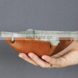 Custom Fashional Leather and Felt Tray With Snap-fastener for Sundries thumbnail-7