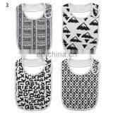 Button Closer 100% Organic Cotton 4 Pack Feeder Bibs thumbnail-4