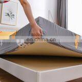 Wholesale Luxury Queen King Size Aole Cotton Bedspread Bedding 3d Flower Fitted Bedsheet Set Mattress Protector Cover thumbnail-4