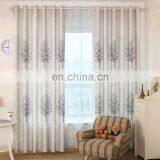 Manufacture Wholesale Custom Simple Cotton and Linen Printed Semi-shading Bedroom Living Room Curtain and Window Screen thumbnail-2