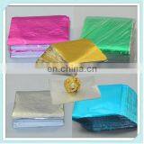 Hot Sales 12micron Aluminum Custom Printed Silver Pink Green Gold Chocolate Foil Paper thumbnail-6