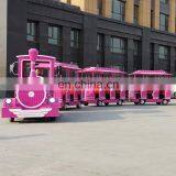 Amusement Park Ride Kids Electric Mini Tourist Train Ride Trackless Train for Sale thumbnail-2