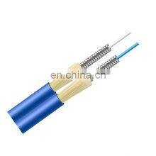 Duplex Round Tight Buffer Armored indoor Optical Fibre Cable