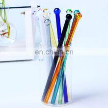 Hot Selling Custom Straight Easy to Wash Decoration Logo Reusable Wholesale Glasses Straw Drinking thumbnail-1