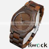 BEWELL Water Resistant Wood Watch Wooden Bamboo Western Wrist Watch ECO Friendly Watch thumbnail-1