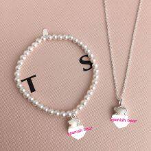 Spanish Bear TOU-S Silver Plated Jewelry Bracelets Edition Women Necklaces Fashion Charming Stud Earrings thumbnail-2