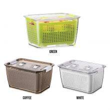 Fresh Vegetable Fruit Storage Containers Produce Saver Fridge Food Storage Containers Keep Vegetables Fresh Stackable thumbnail-4