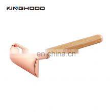 Wetshaving Rasierhobel Halter Holz Wood Razor Mit Stander Set thumbnail-3