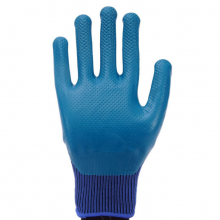 13 Gauge Polyester Liner Honeycomb Latex Embossed Work Gloves thumbnail-3