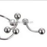 316L Surgical Stainless Steel Titanium Curved Rod Lip Nail Puncture Body Piercing Jewelry thumbnail-4