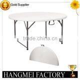 Easy to Carry Folding Plastic Half Round Tables for Outdoor Event