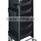High Quality Metal Wheel Tool Cart for Salon , Plastic Hair Salon Trolley thumbnail-1