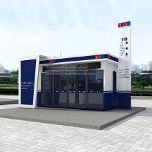 Large Police Duty Workstation, Police Duty Booth, Traffic Command Booth, Prefabricated Police Station, Highway Toll Service Booth thumbnail-1