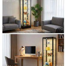 Collectible Display Cabinet for Stuttgart Car Model Gallery, Silent Opening Showcase With 8mm Tempered Glass & Cold Rolled Steel, China Factory Direct thumbnail-2