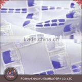 New Design Regular Square Shape Embroidery Water Soluble Fabric Chemical Lace thumbnail-3