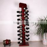 Wooden Wine display rack for promotion,wine racks with glass holders