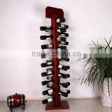 Wooden Wine display rack for promotion,wine racks with glass holders