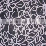Glass Yarn Embroidery Lace Milk Silk Water Soluble Full Lace for Garment Accessory thumbnail-3