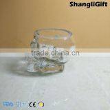 Special Candle Cup 160ml Skull Shaped Glass Candle Holder thumbnail-3