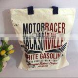 38cm x 44.5cm Tow Color Cotton Shopping Bag thumbnail-3