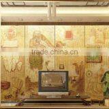 2016 New Style Colourful Art Printing Glass TV Background and Bedroom Decorative Wall Glass Boards thumbnail-2