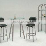 Metal Bar Set Glass Bar Table Sofa Bar Chair thumbnail-1