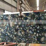 Natural Semiprecious Gemstone Blue Agate thumbnail-1