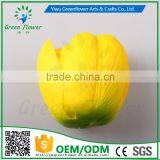 2016 Wholesale MulticolorLuxury Latex PU Artificial Flowers Sumptuous Tulip Head Real Touch Bouquet Wedding Bridal Decor thumbnail-4