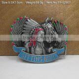Custom Brand Name Buckle Plate Metal Belt BuckleCross Belt Buckle With Rhinestones thumbnail-5