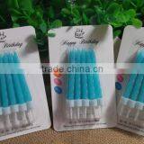 Ligh Blue Birthday Candle thumbnail-2