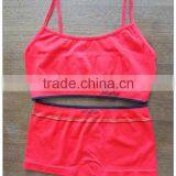 Seamless Girl Bra Panty Set Accept OEM