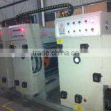 Semi- automaticn corrugated carton box prirnting slotting making machine