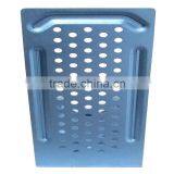 Blue Rectangular-shaped Tinplate Tray