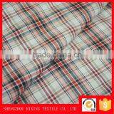 Yarn Dyed Color Shirt Use Chaoyang Ripstop Polyester Cotton Checked t Shirt Fabric