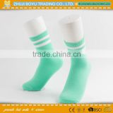 wholesale bi-color knit boot socks topper cuff 6 colors; lady cotton socks; mens cotton slipper socks