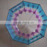 2014 NEW PVC Printing Poe Transparent Umbrella thumbnail-1